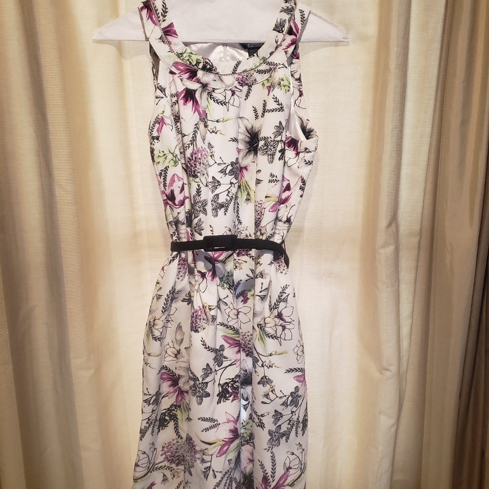Floral dress.